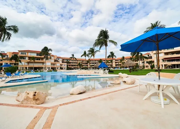 Beachfront Appt With Amazing Pool In Pto Aventuras Apartment