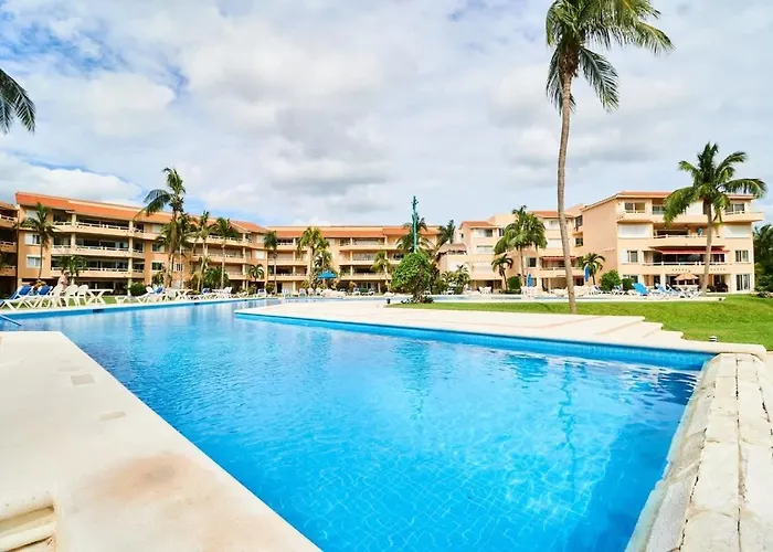 Beachfront Appt With Amazing Pool In Pto Aventuras Apartment *